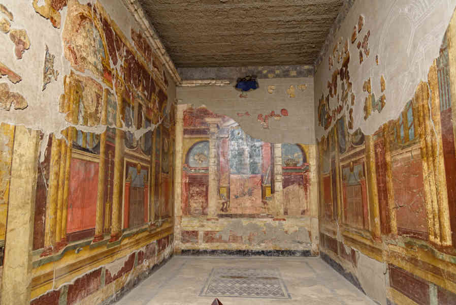 322 - Italia - Torre Annunziata - Villa Oplontis o Villa Poppea - Triclinium.jpg